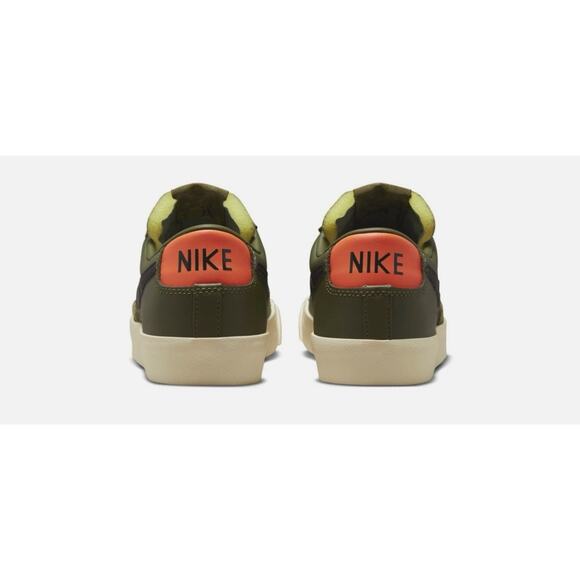 Women’s 12/10.5 Men’sNike BLAZER LOW 77 'MEDIUM OLIVE ORANGE” [DC4769-201] - Picture 5 of 5